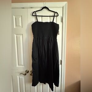 NWT - Old Navy Adjustable Strap Black Dress with Pockets -  XL